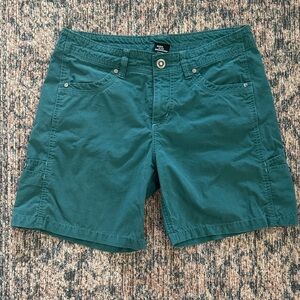 Kuhl Teal Women's Cargo Shorts